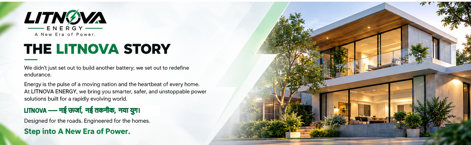 The LITNOVA Story with modern home imagery and company story.